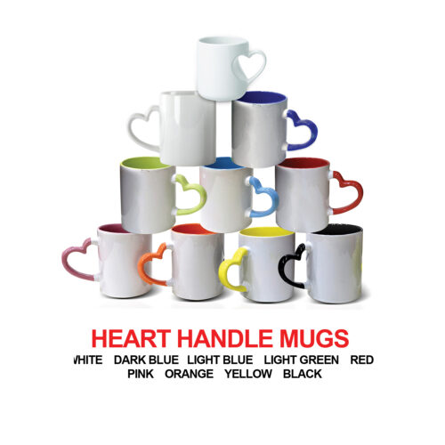 Heart Handle Mugs