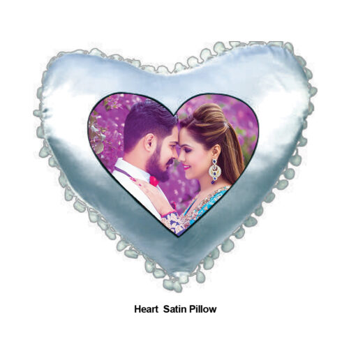 Heart Satin Pillow