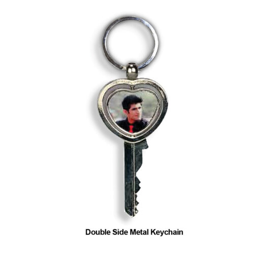 Double Side Metal Keychain – D