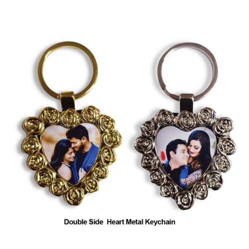 Double Side Metal Keychain Heat – A