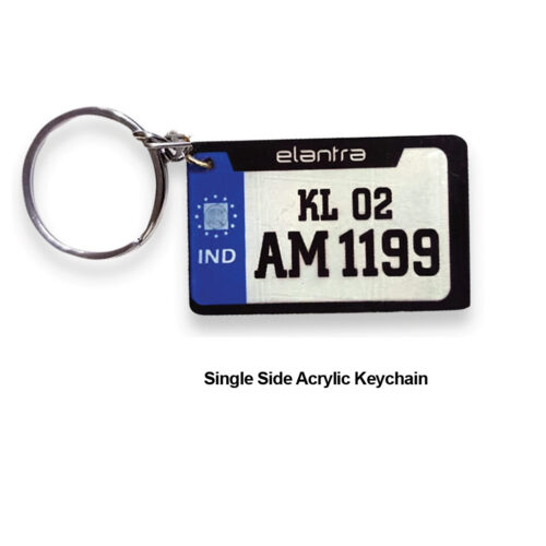 Single Side Acrylic Keychain – A