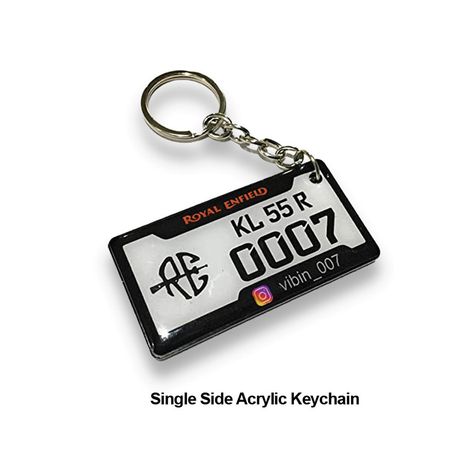 Single Side Acrylic Keychain - B